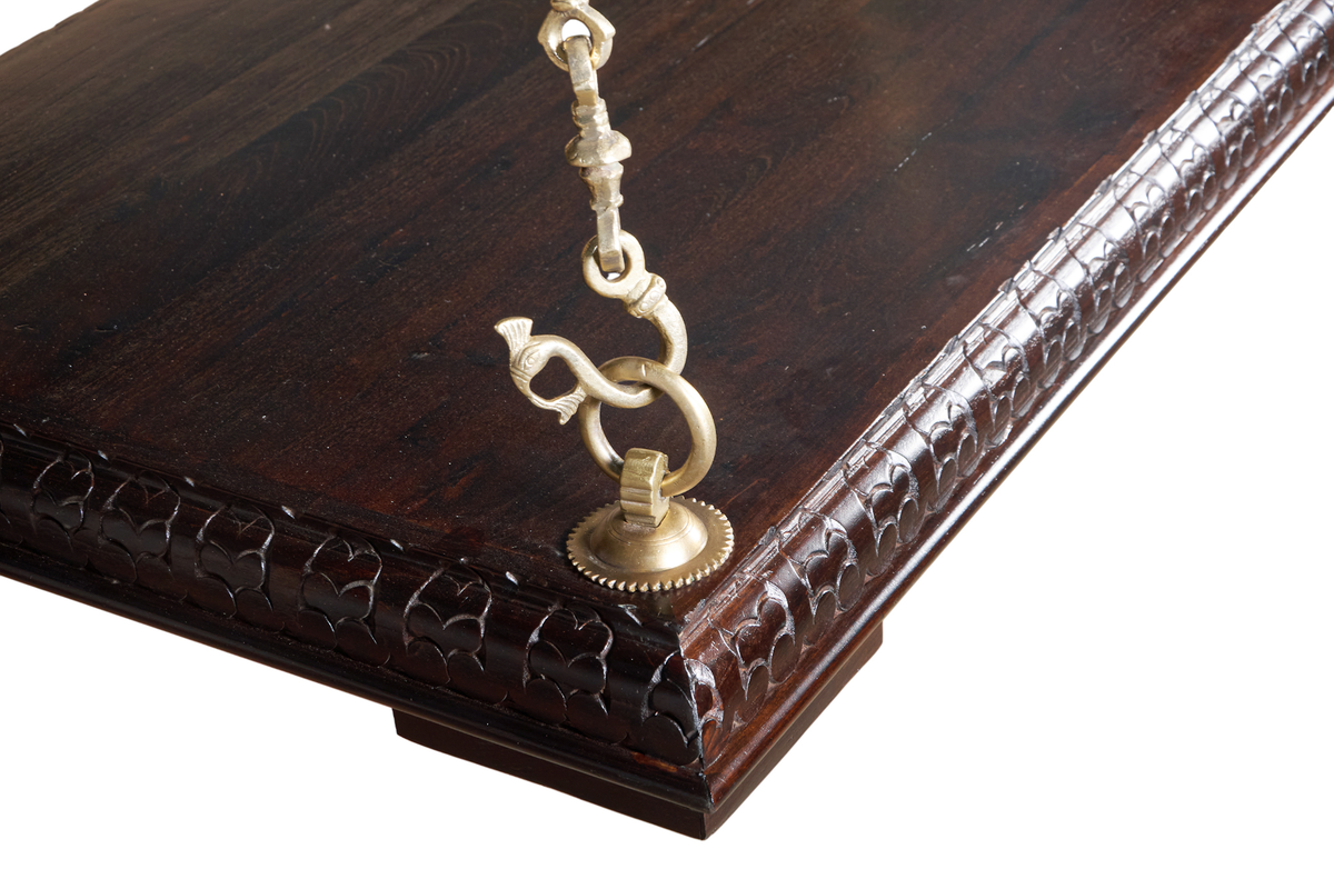 Carved Bench Jhula Swing