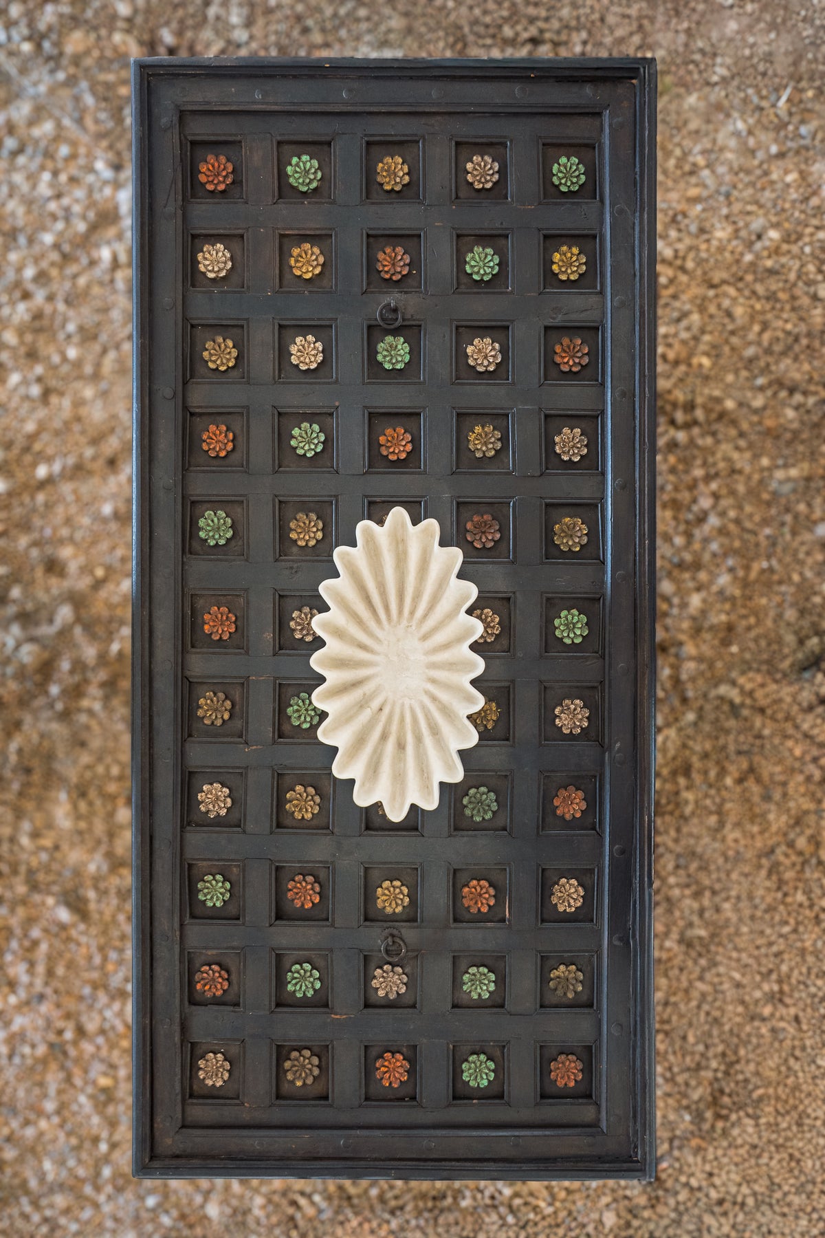 Hand Carved Vintage Ceiling Dining Table