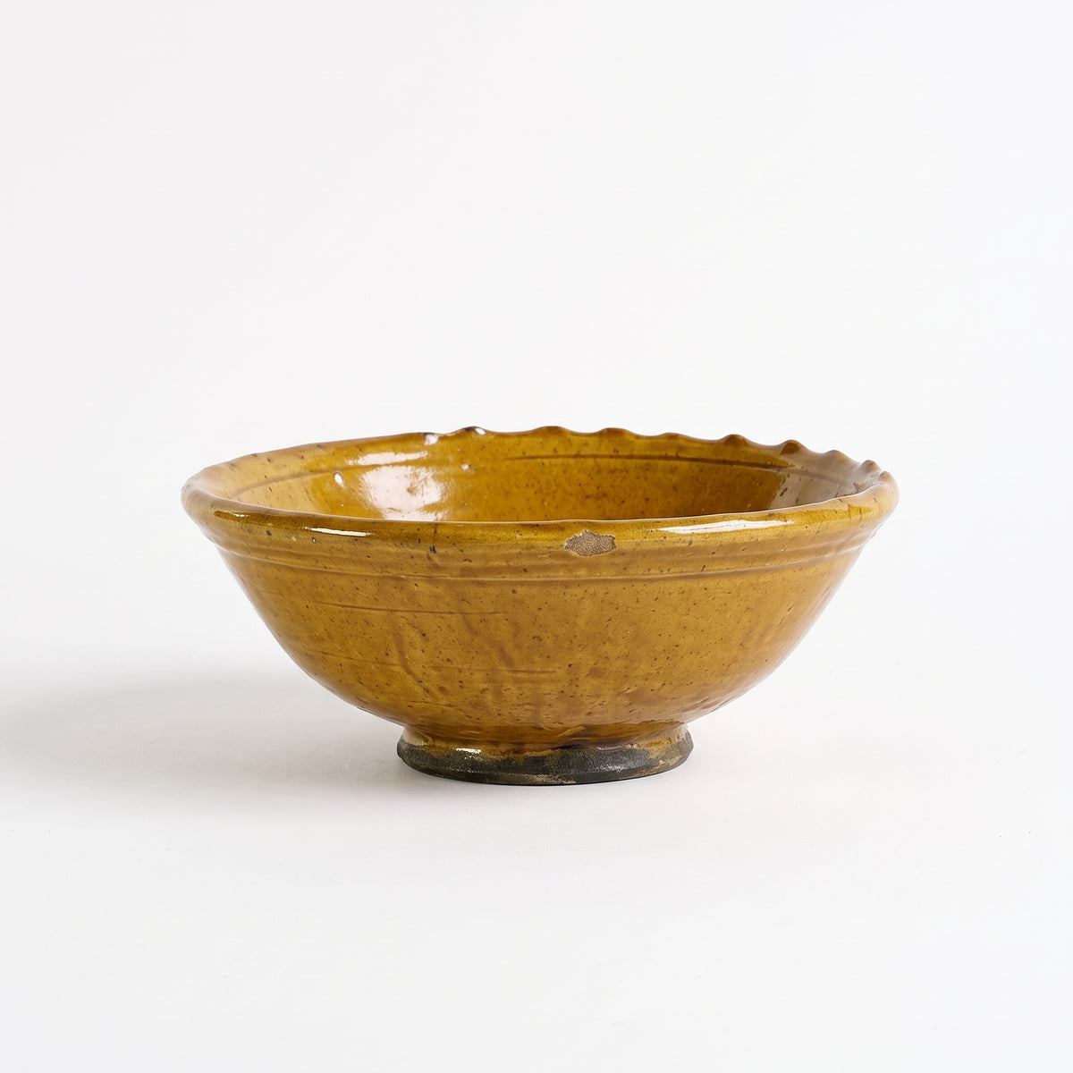 Mustard Tamegroute Glazed Small Bowl