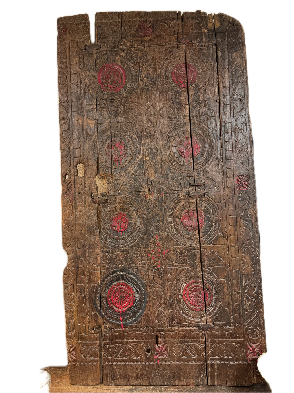 Haveli Carved Wooden Wall Panel