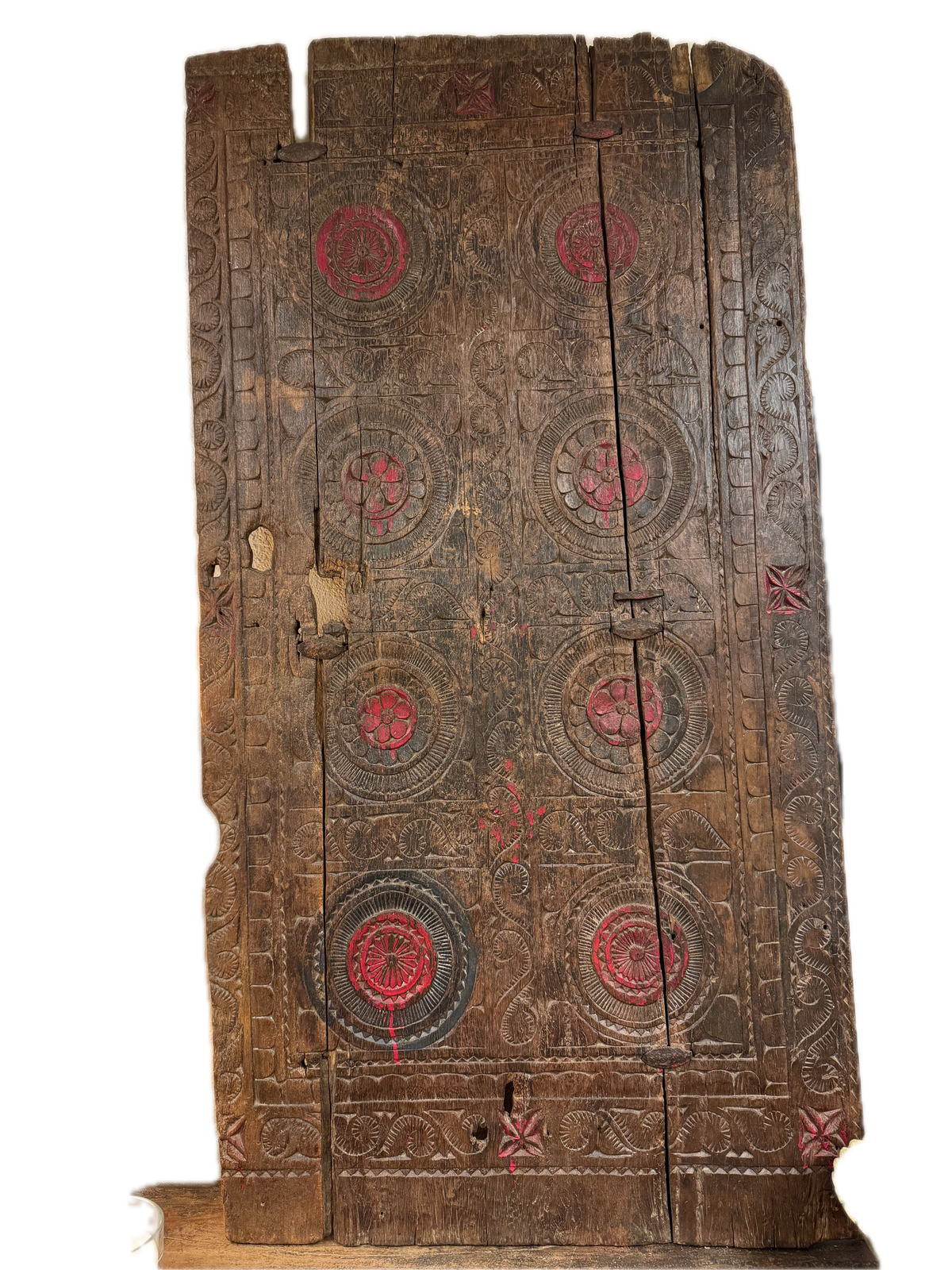 Haveli Carved Wooden Wall Panel