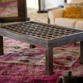 Rajasthani Teak Door Panel Coffee Table