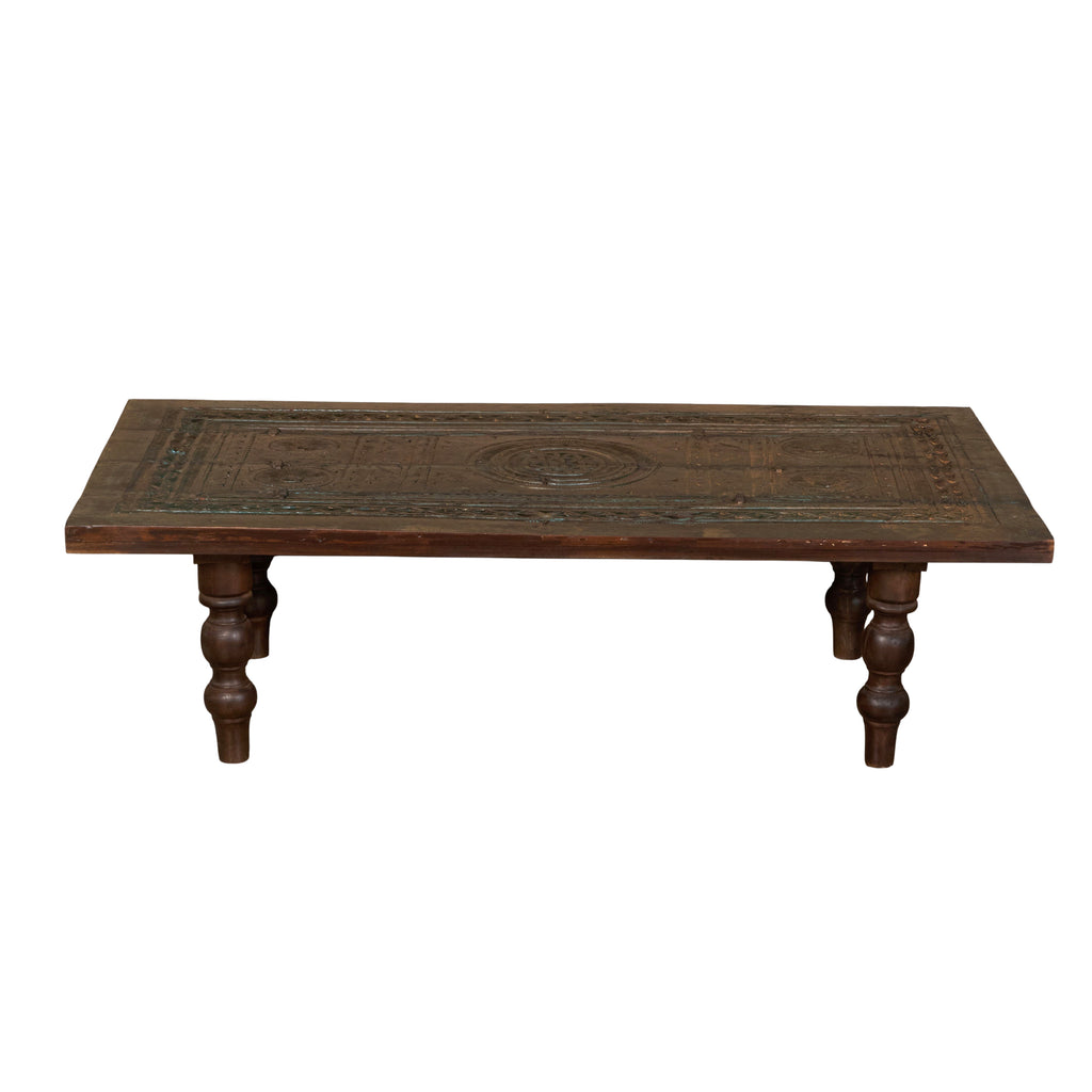 Carved Door Panel Coffee Table