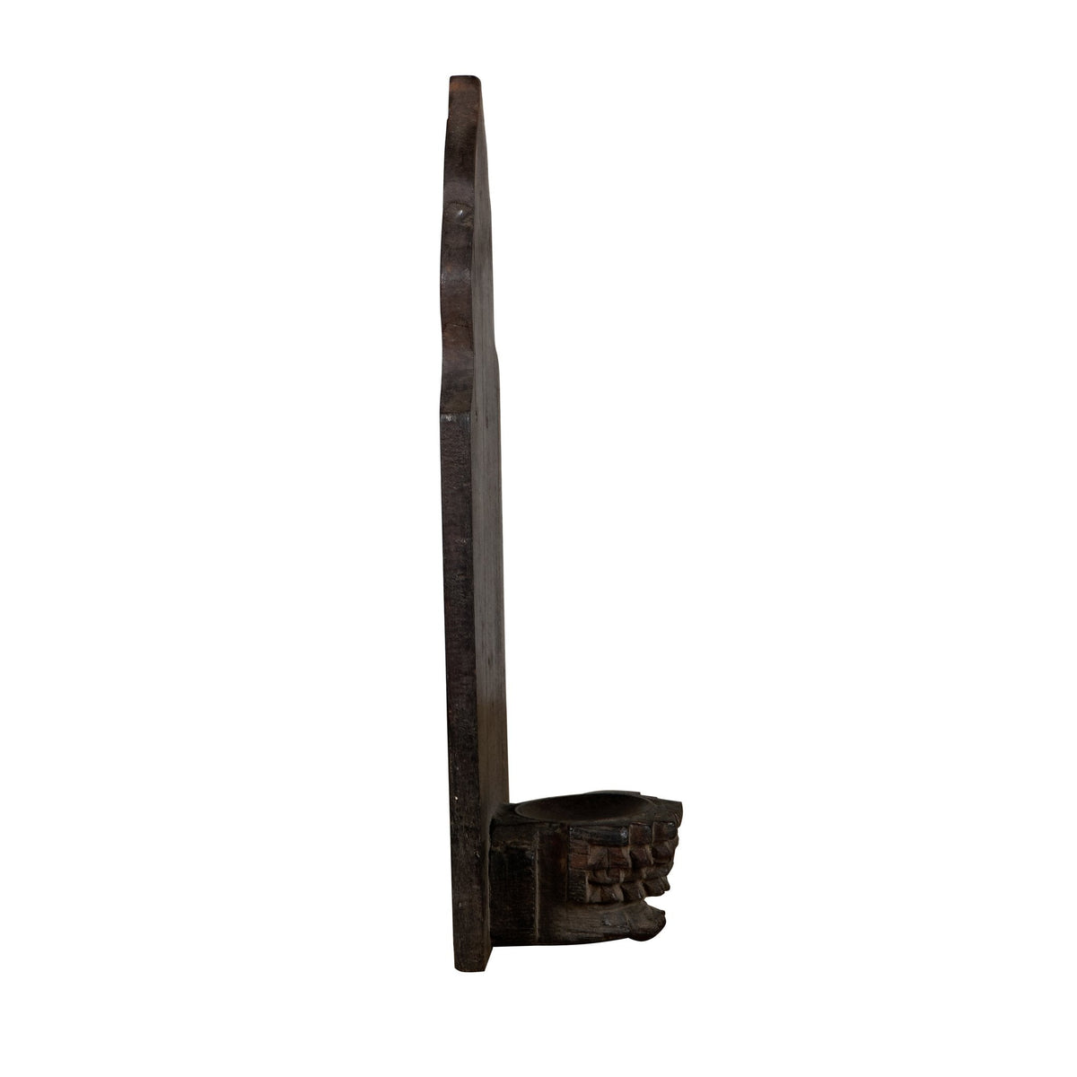Arched Wood Jharokha-Style Accent Votive Sconce by Studio Vastu