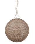 Beaded Glass Orb Pendant Light by Studio Vastu