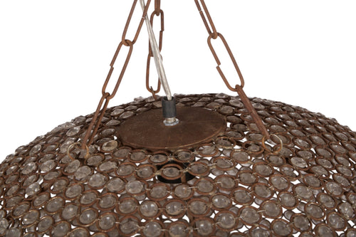 Beaded Glass Orb Pendant Light by Studio Vastu