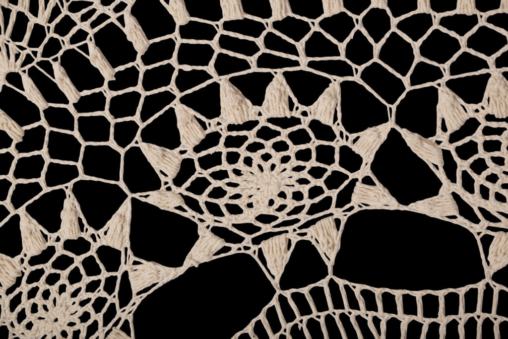 Black Cotton Rope Mandala Wall Art by Studio Vastu