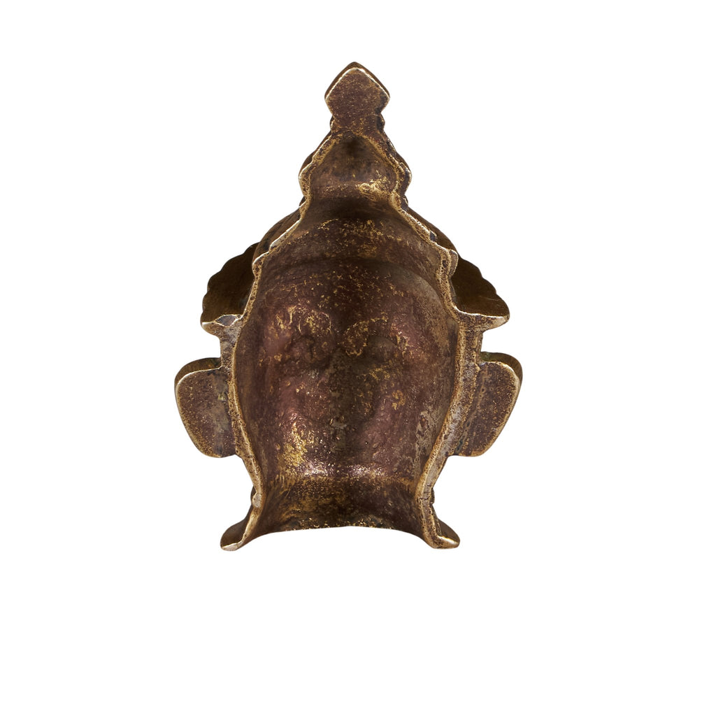 Brass Mukhalingam Head Sculpture by Studio Vastu