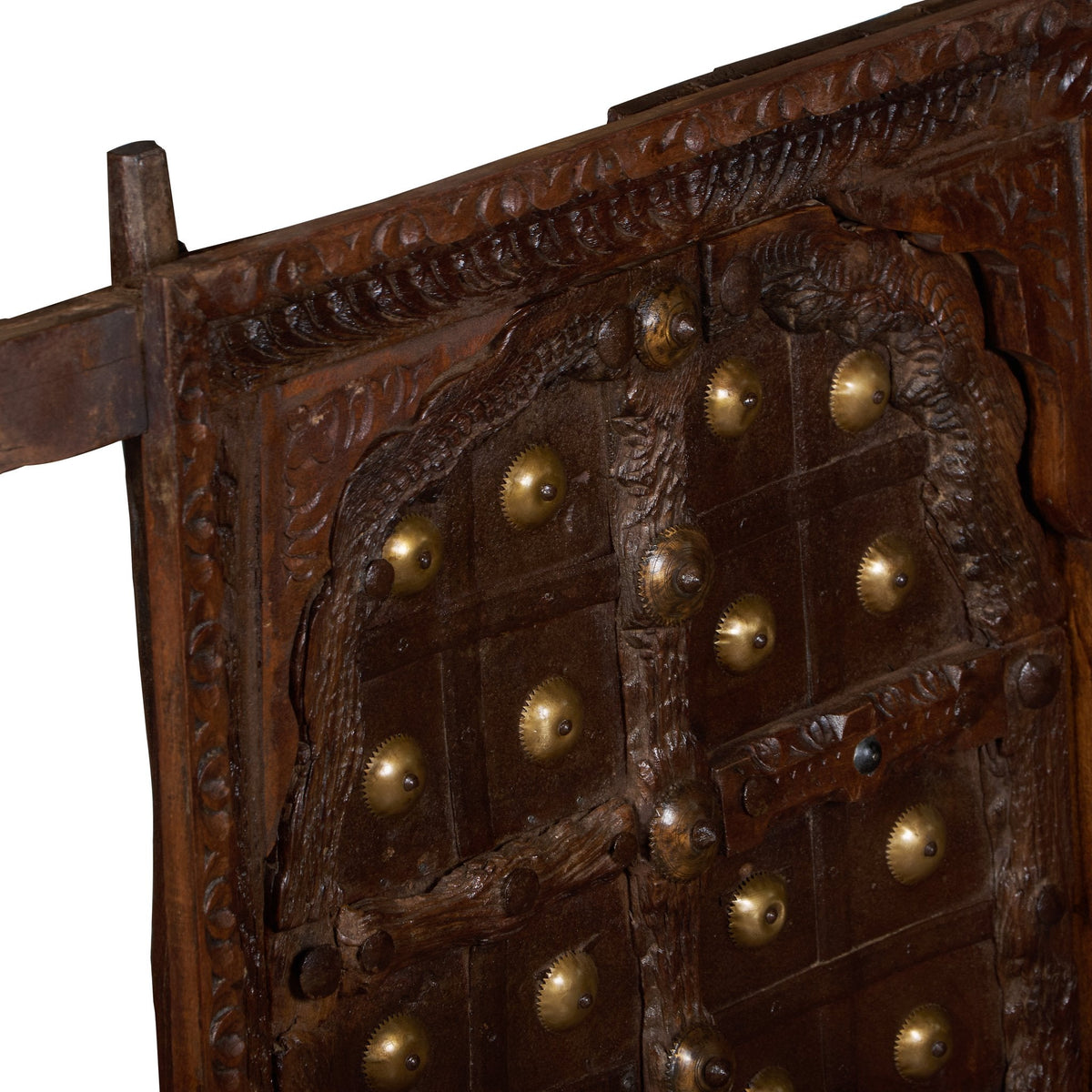 Brass-Studded Wooden Jharokha by Studio Vastu