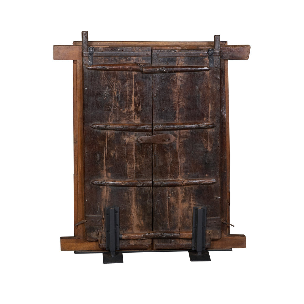 Brass-Studded Wooden Jharokha by Studio Vastu