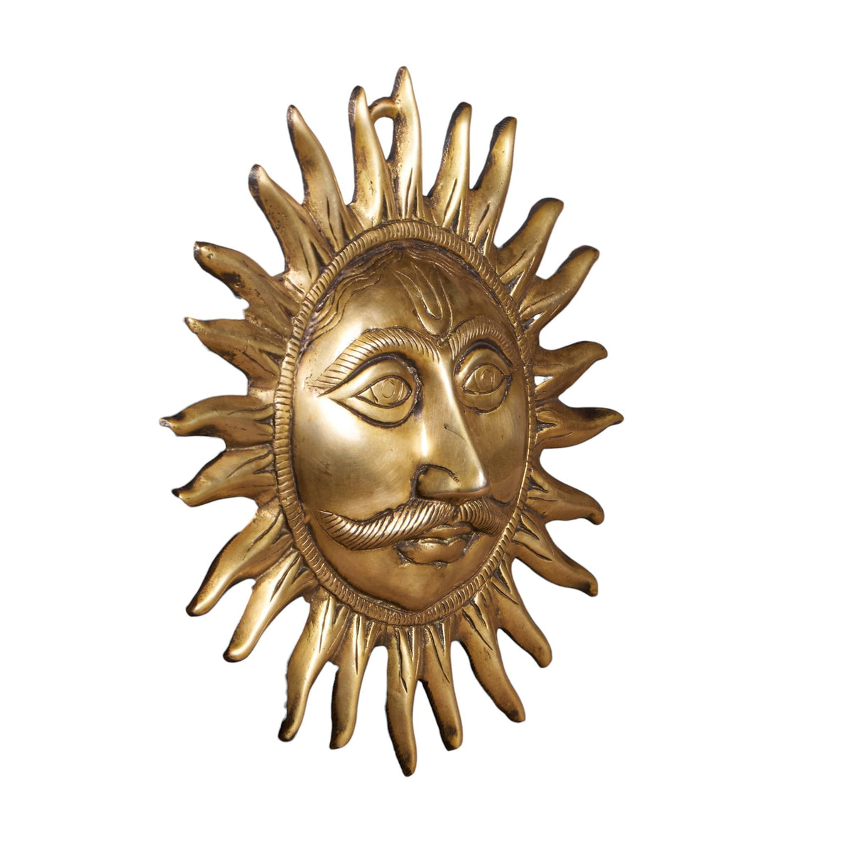 Brass Surya Sunburst Wall Plaque by Studio Vastu