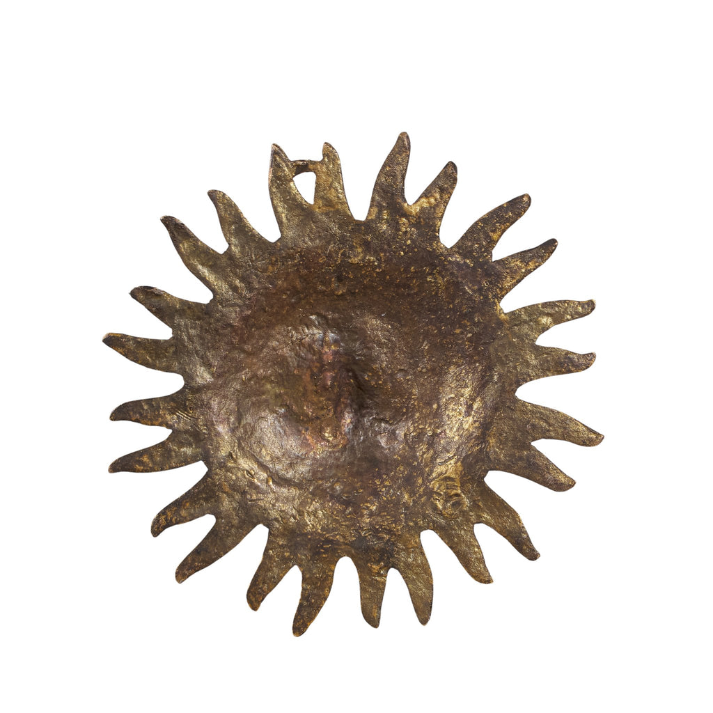 Brass Surya Sunburst Wall Plaque by Studio Vastu