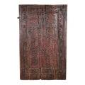 Carved Animal Motif Wooden Door Panel by Studio Vastu