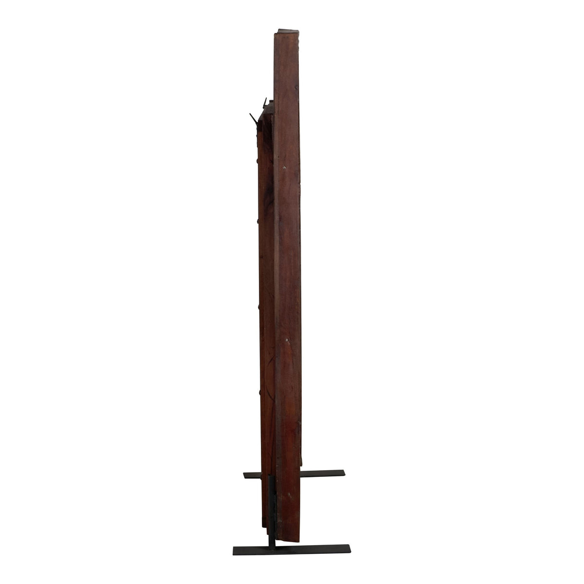 Carved Floral Wood Jharokha Mirror by Studio Vastu