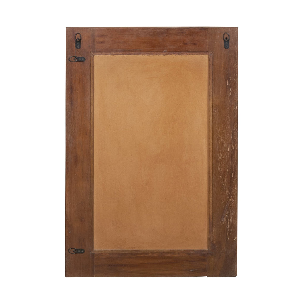 Carved Printing Block Wooden Mirror by Studio Vastu