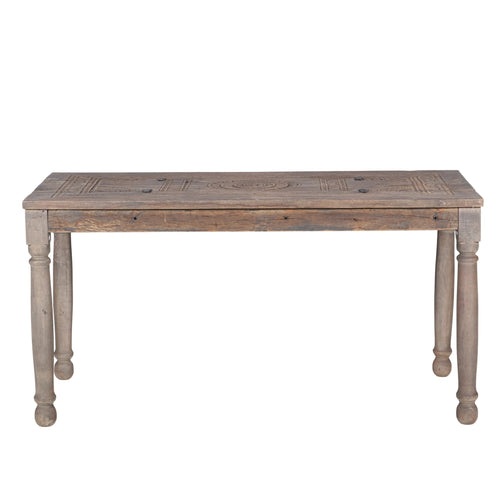 Carved Teak 8-Seater Dining Table by Studio Vastu