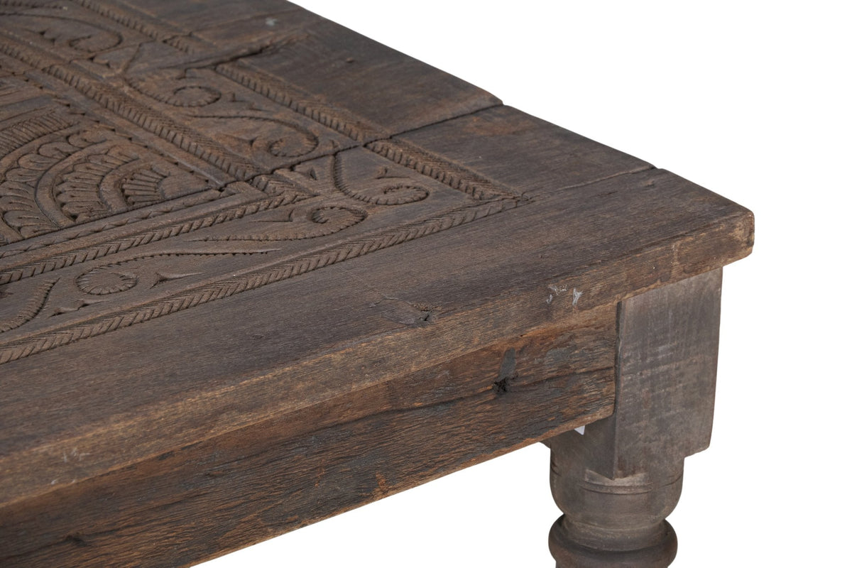 Carved Teak 8-Seater Dining Table by Studio Vastu