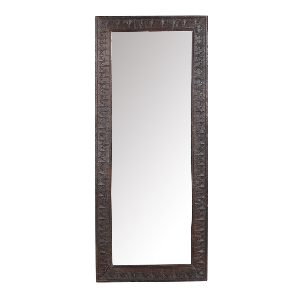 Carved Teak Jharokha Mirror by Studio Vastu