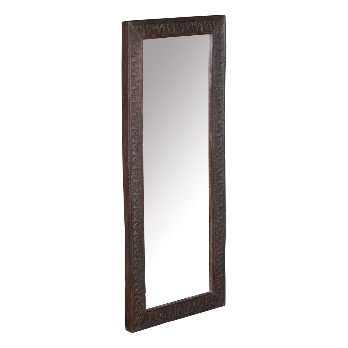 Carved Teak Jharokha Mirror by Studio Vastu