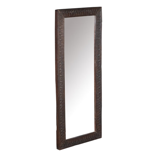 Carved Teak Jharokha Mirror by Studio Vastu