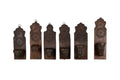 Carved Teak Jharokha-Style Accent Candle Sconce by Studio Vastu