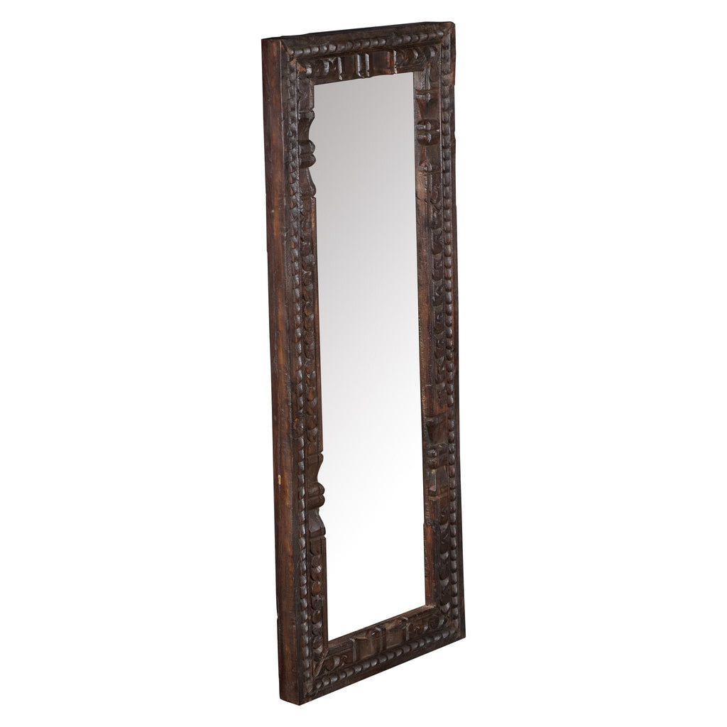 Carved Teak Jharokha Wall Mirror by Studio Vastu