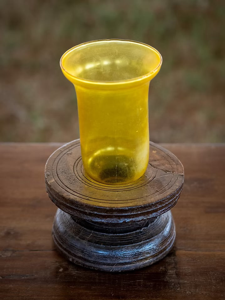 Carved Wood Seeder Vessel by Studio Vastu