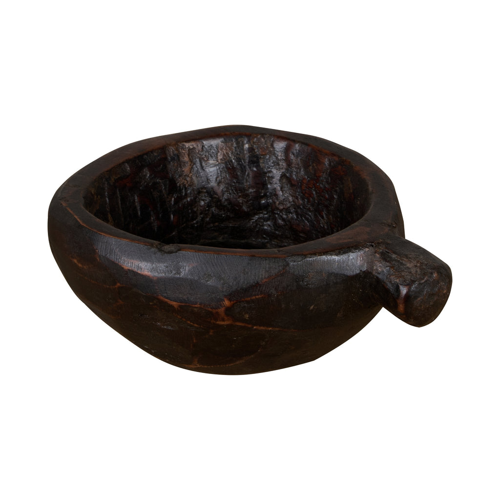 Carved Wooden Grain Bowl by Studio Vastu