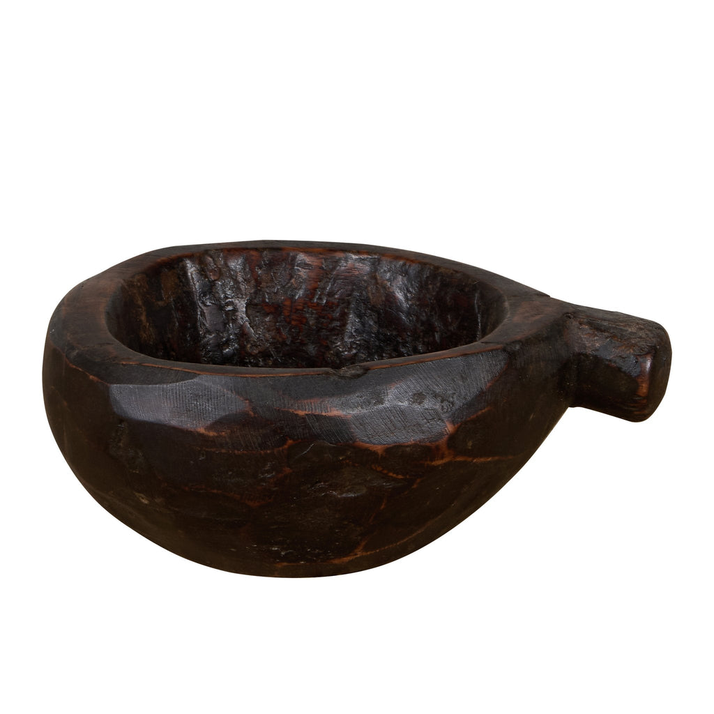 Carved Wooden Grain Bowl by Studio Vastu