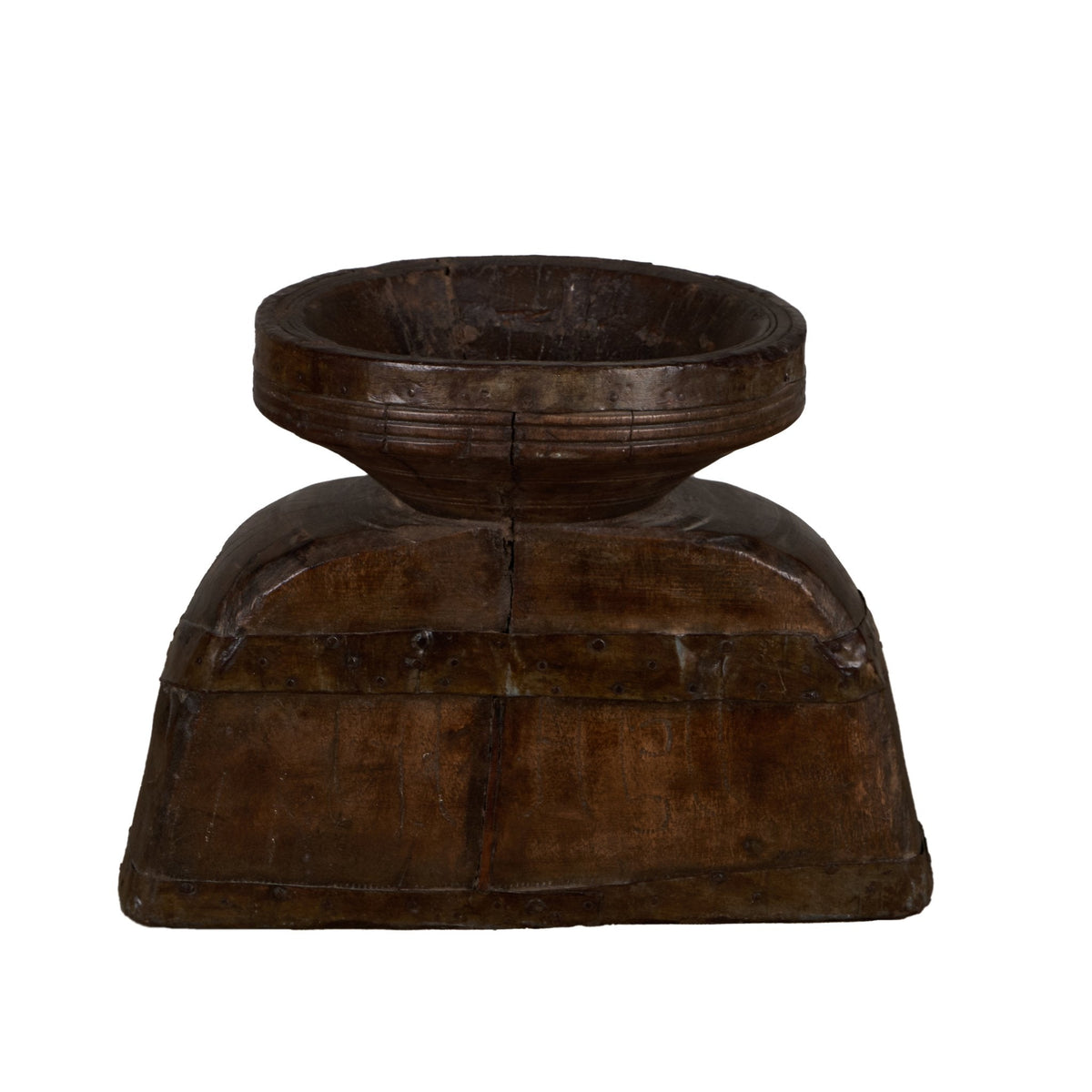 Carved Wooden Grain Seeder Vessels by Studio Vastu