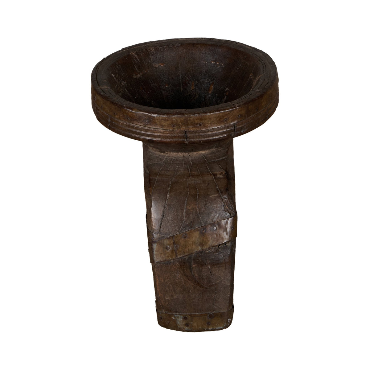 Carved Wooden Grain Seeder Vessels by Studio Vastu