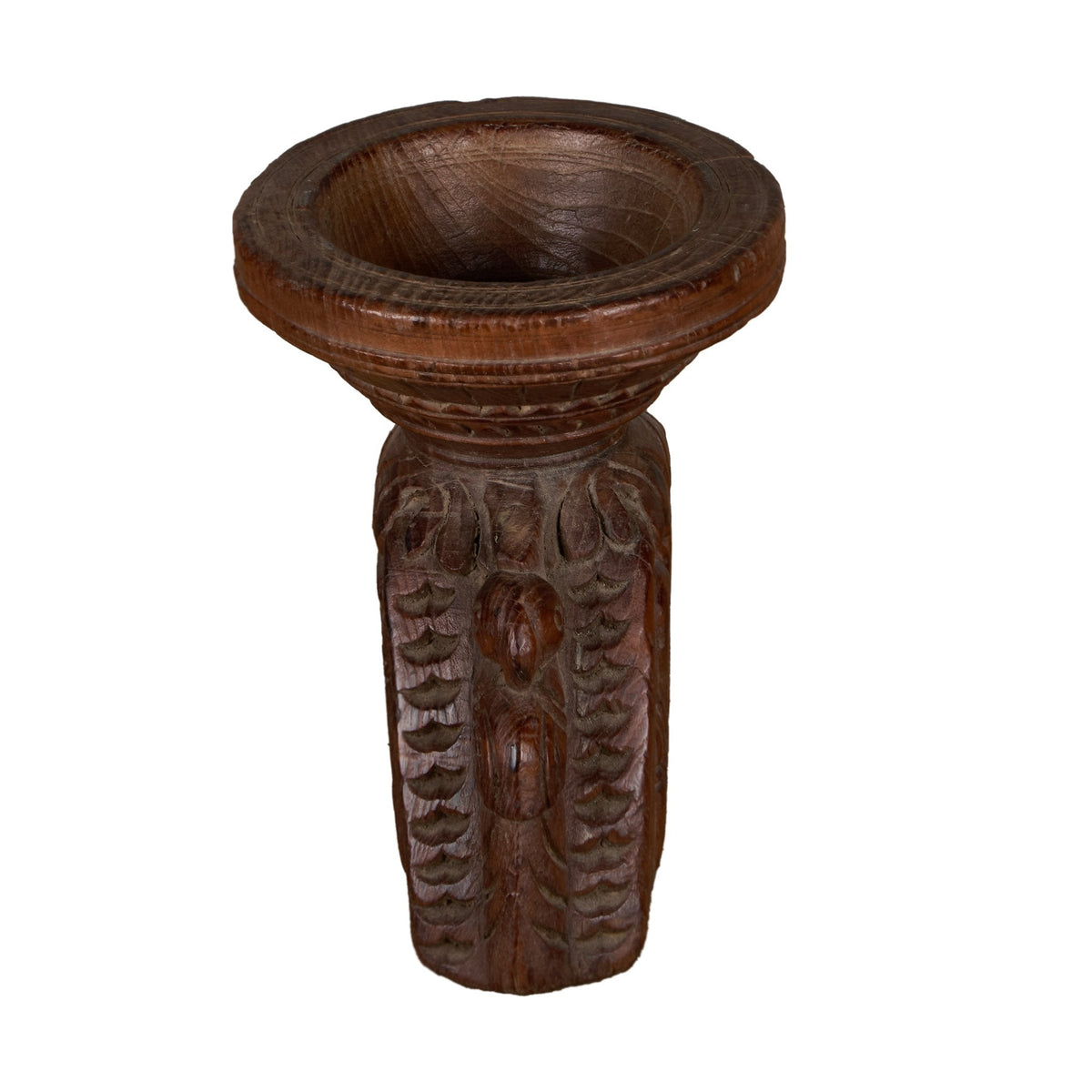 Carved Wooden Grain Seeder Vessels by Studio Vastu