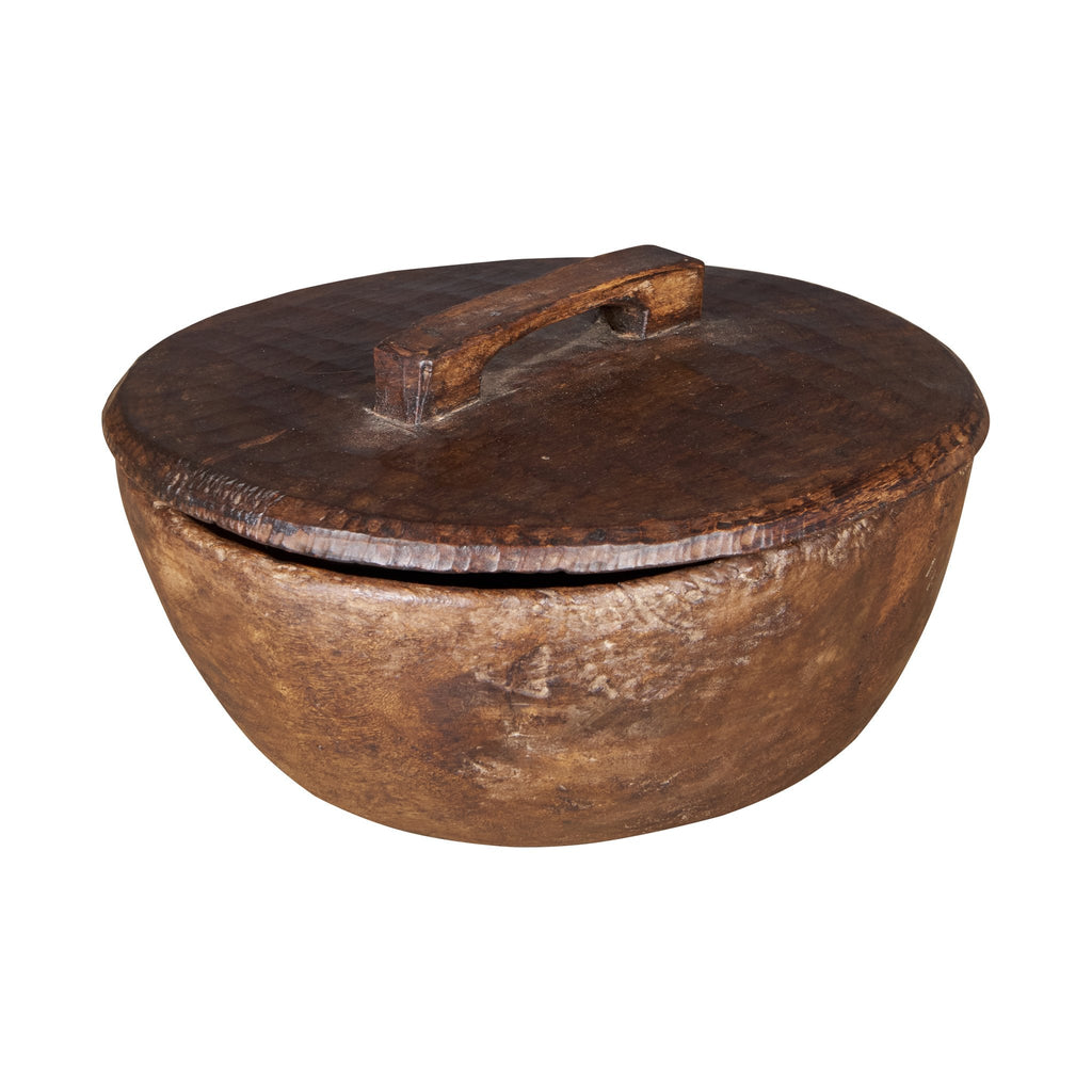 Carved Wooden Lidded Vessels by Studio Vastu