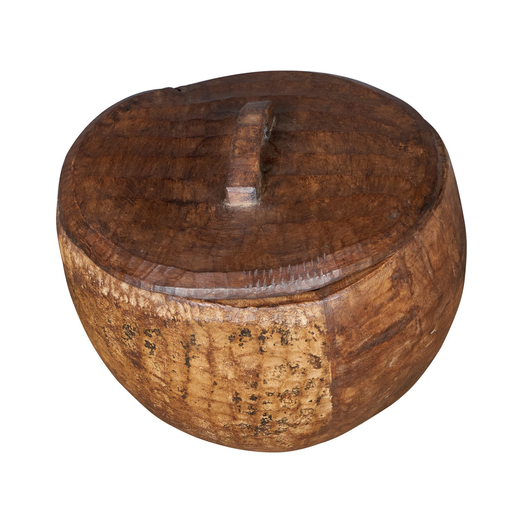Carved Wooden Lidded Vessels by Studio Vastu