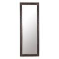 Chevron Carved Wood Full-Length Mirror by Studio Vastu