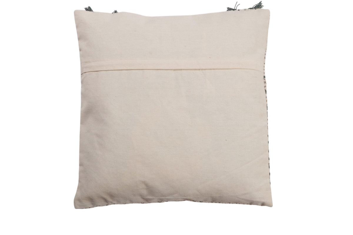 Cotton Chevron Tufted Cushion Cover by Studio Vastu