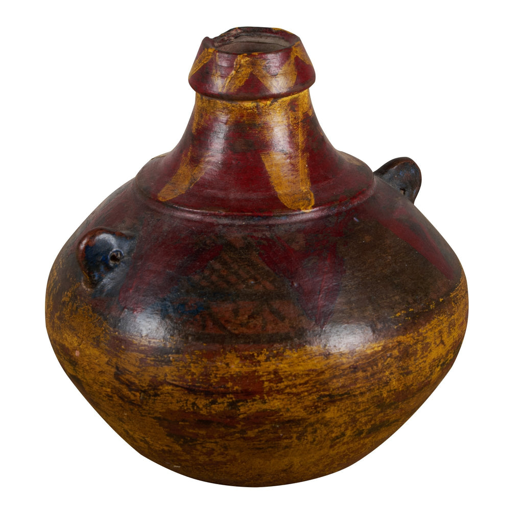 Crimson Clay Tribal Vessel by Studio Vastu