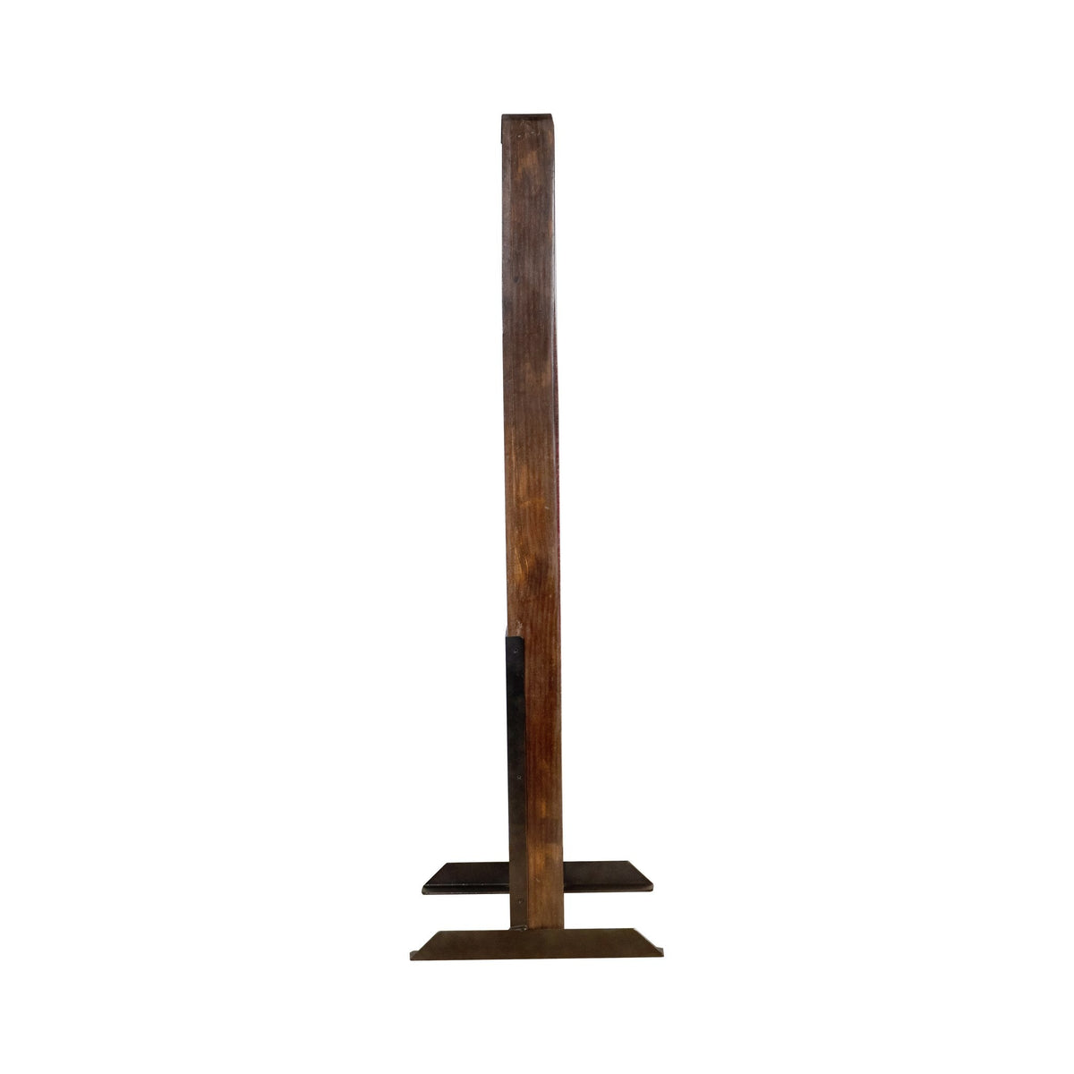 Crimson Wood and Iron Floor Mirror by Studio Vastu