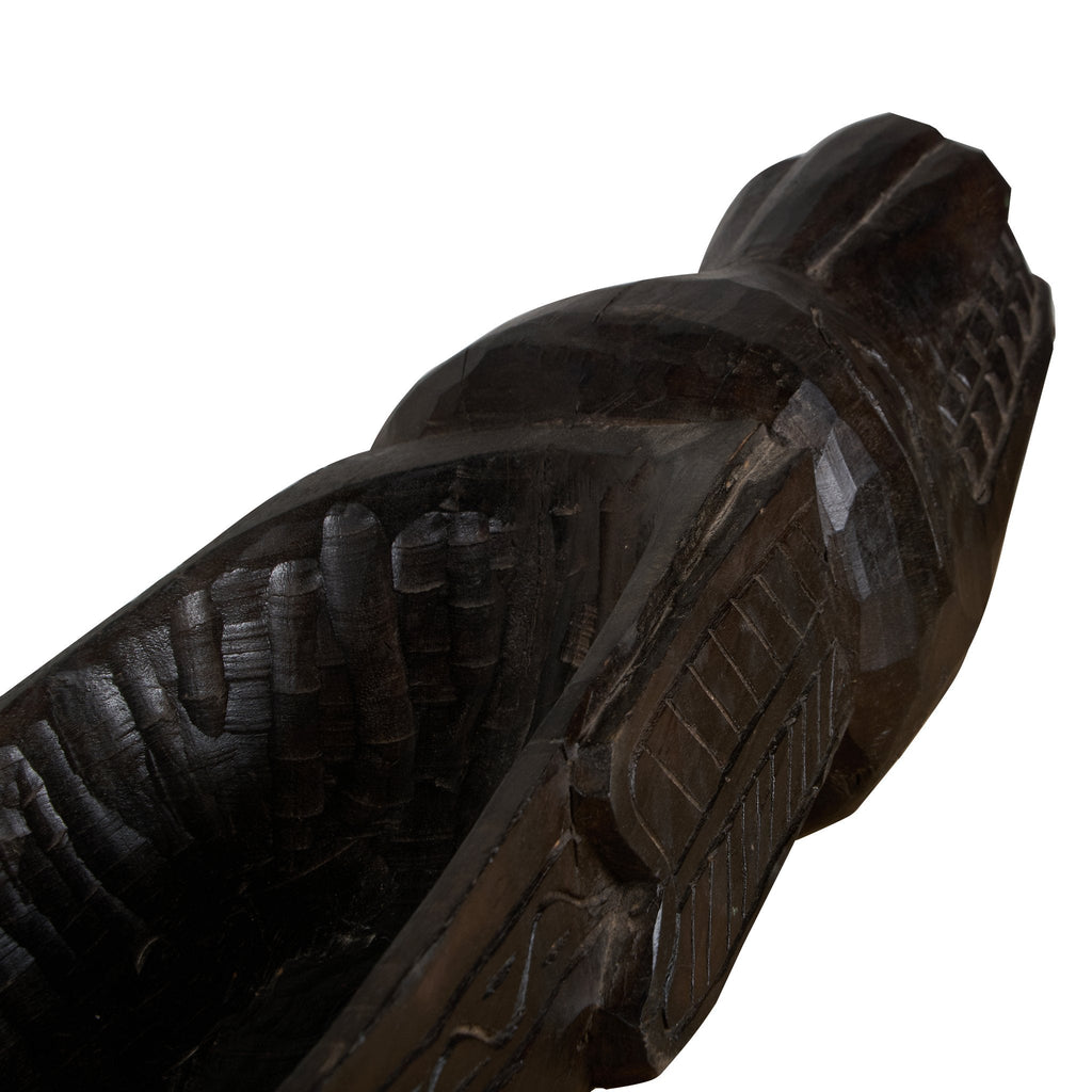 Crocodile Wood Kharal Trough by Studio Vastu