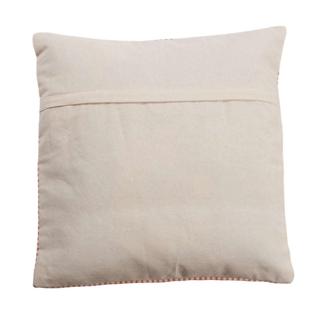 Embroidered Eye Motif Cotton Pillowcase by Studio Vastu