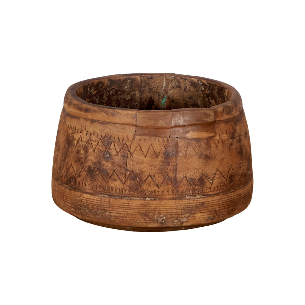 Etched Wooden Grain Measure Bowl by Studio Vastu