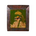 Five-Faced Shiva Hand-Painted Wood Panel by Studio Vastu