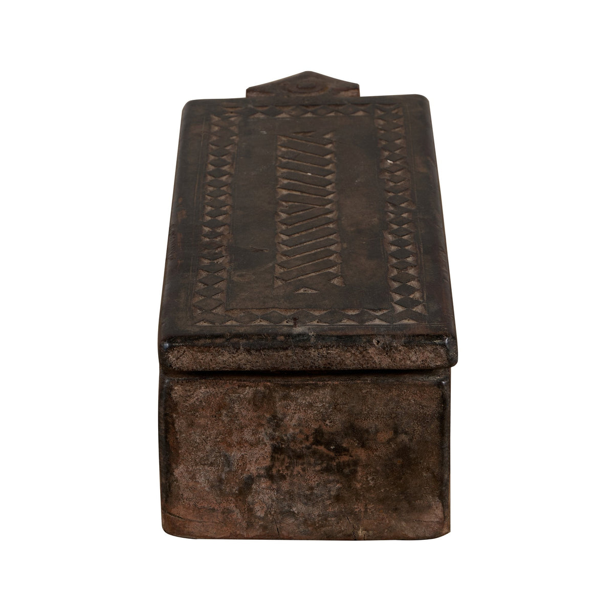 Floral Carved Wooden Spice Box by Studio Vastu