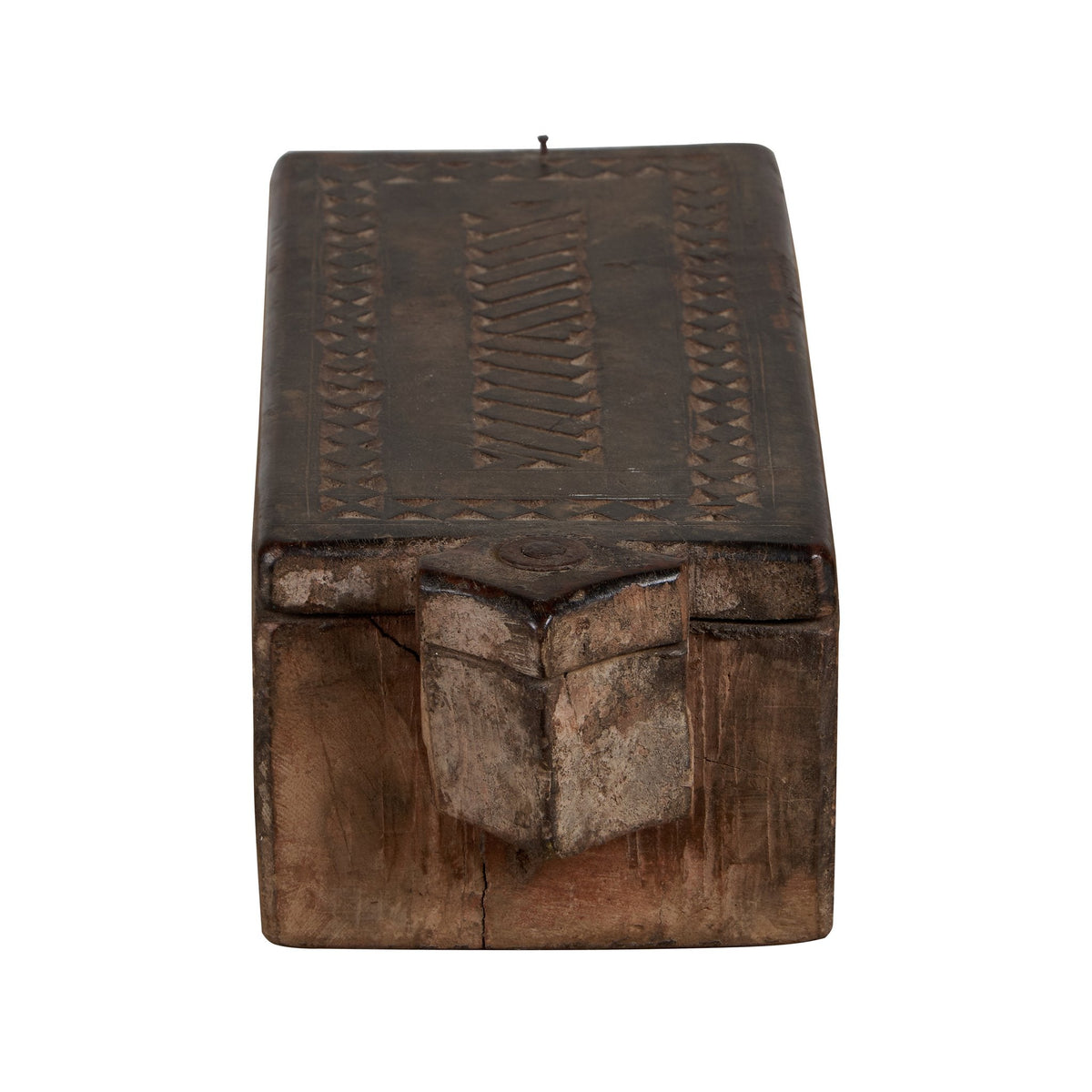 Floral Carved Wooden Spice Box by Studio Vastu