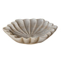 Fluted Marble Lotus Catchall Bowl by Studio Vastu