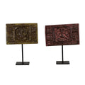 Ganesh Carved Wood Temple Panel by Studio Vastu