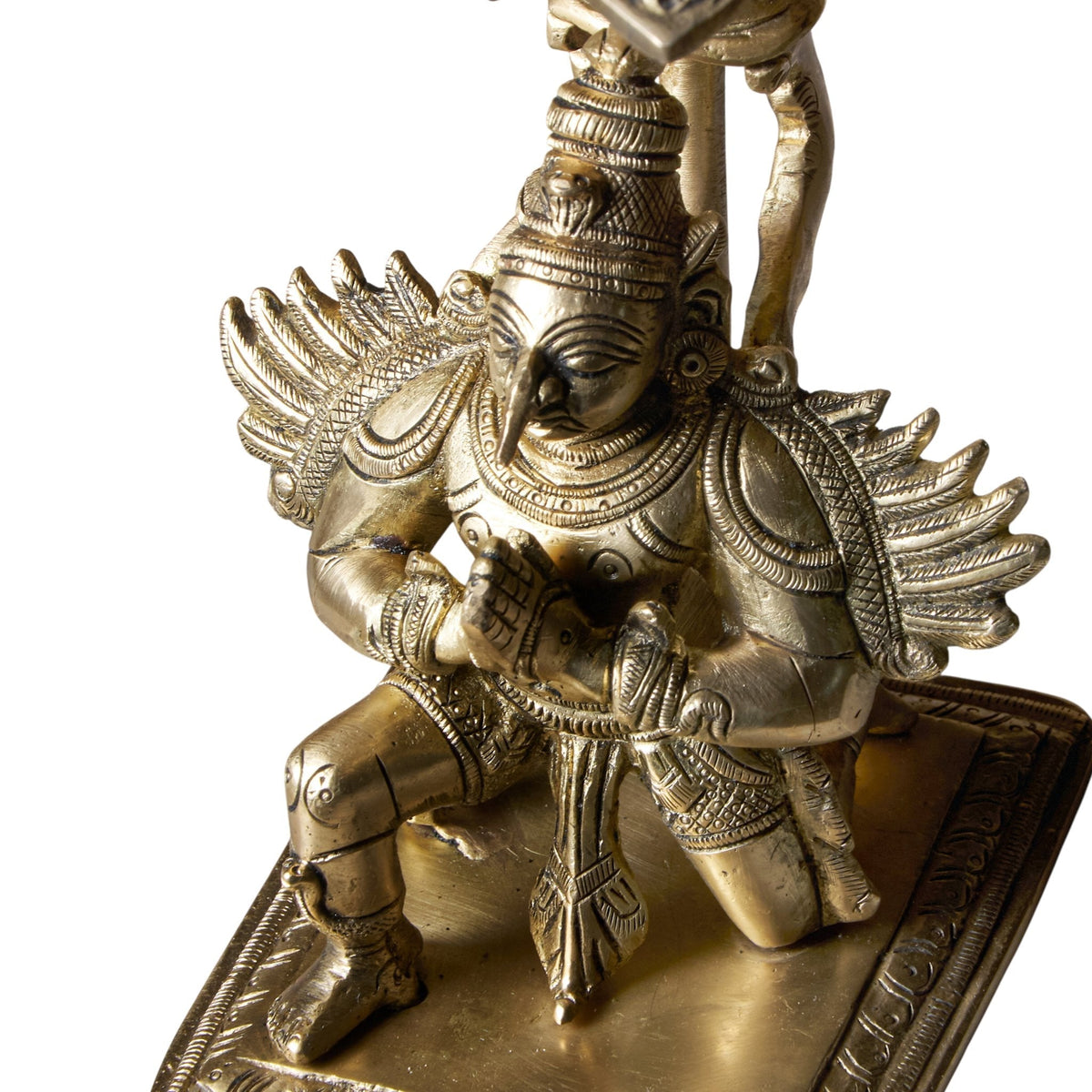 Garuda Brass Lotus Diya by Studio Vastu