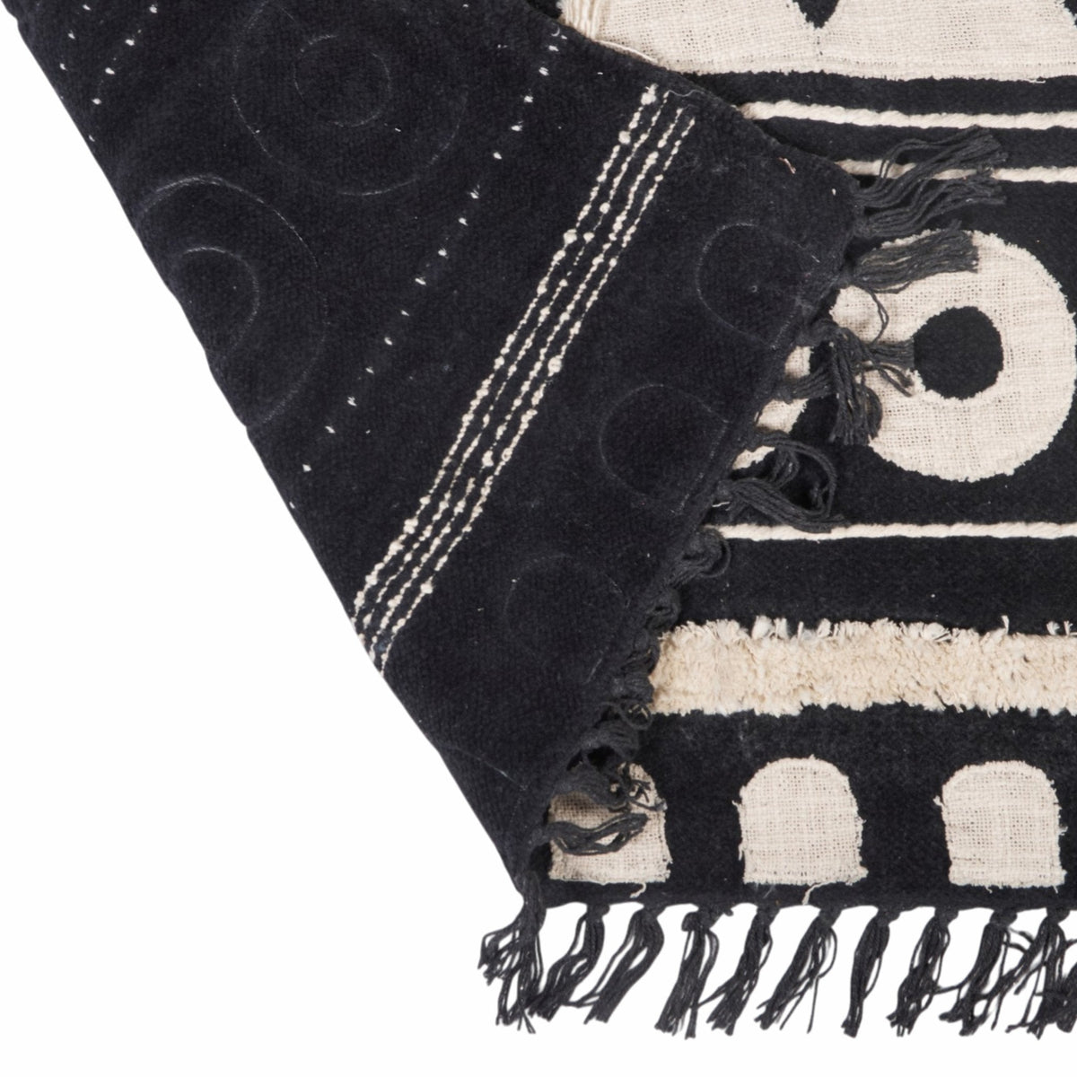 Geometric Cotton Chenille Rug by Studio Vastu