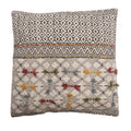 Geometric Tasseled Cotton Cushion Cover by Studio Vastu