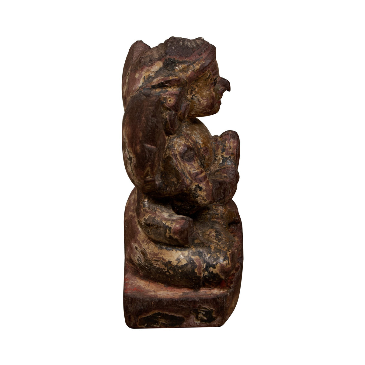 Gilded Wood Deity Statue by Studio Vastu